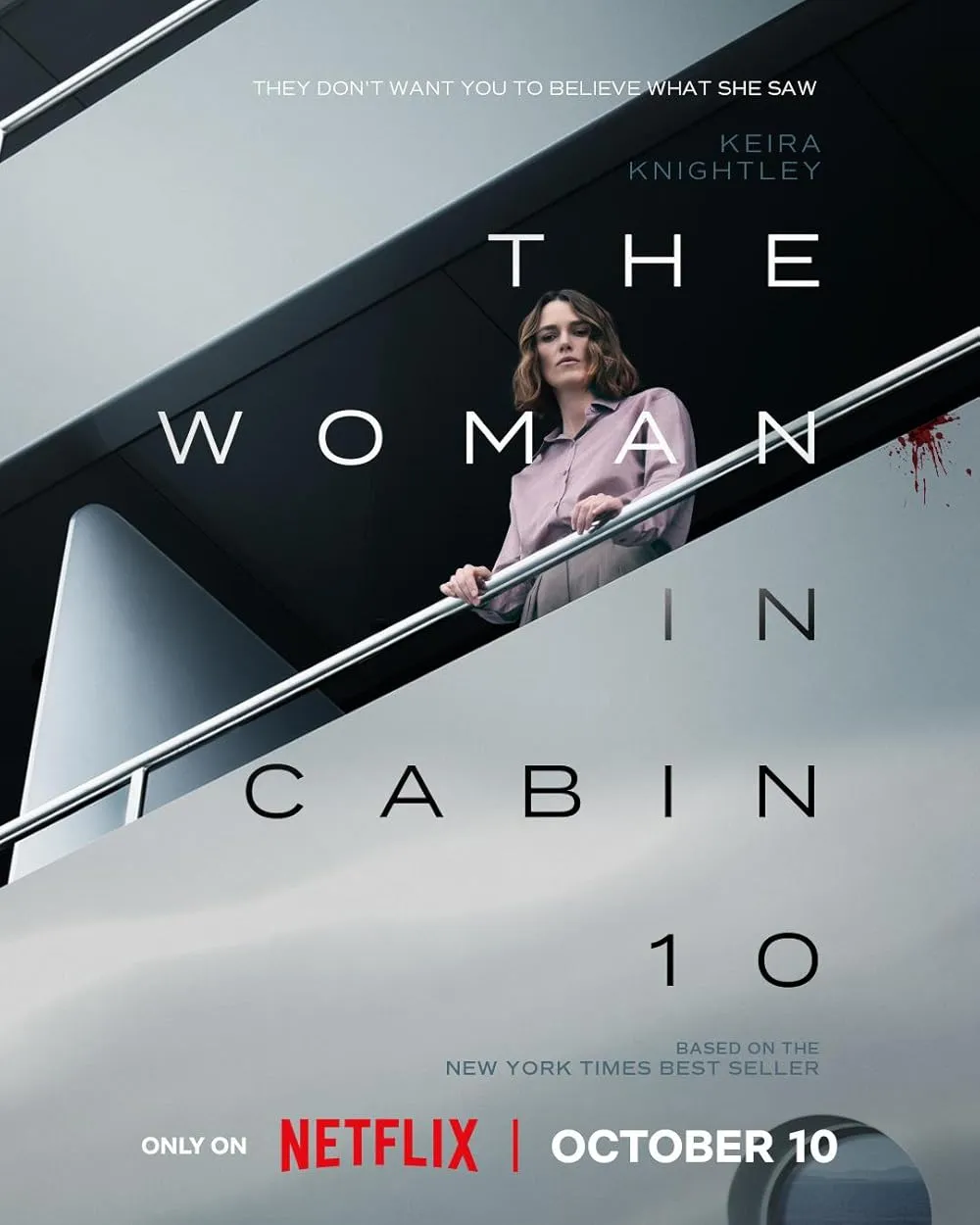 The Woman in Cabin 10 poster
