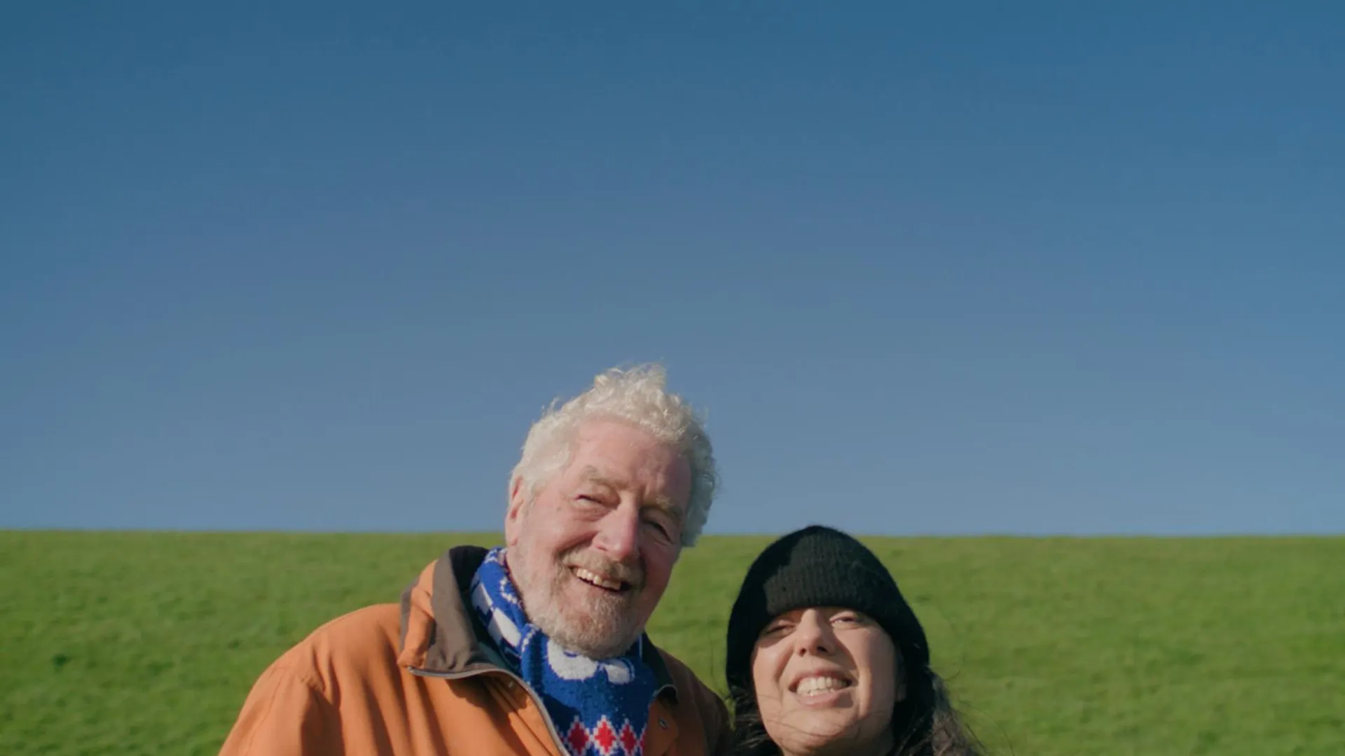 Tina Farifteh met boer Auke