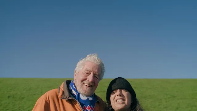 Tina Farifteh met boer Auke