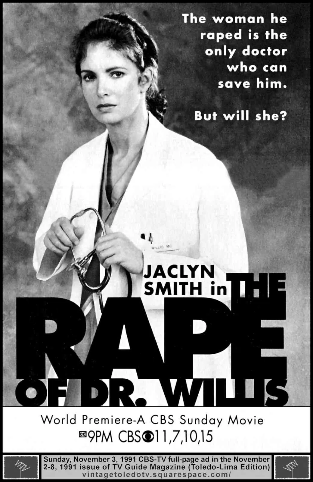 The rape of Doctor Willis poster