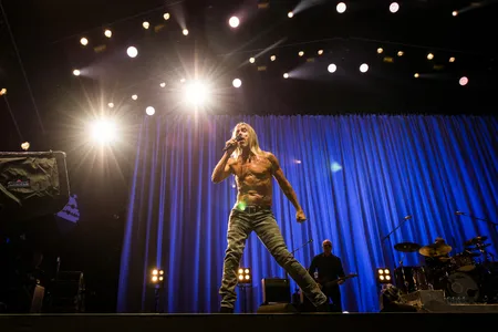 Iggy Pop op Lowlands 2017
