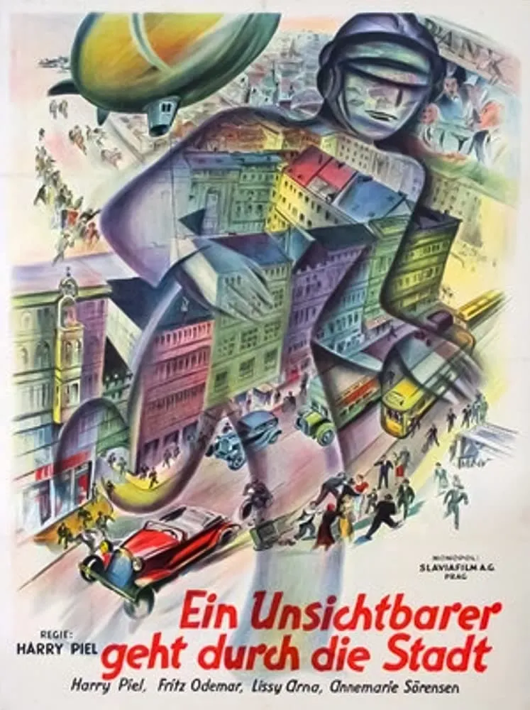 Ein Unsichtbarer geht durch die Stadt poster