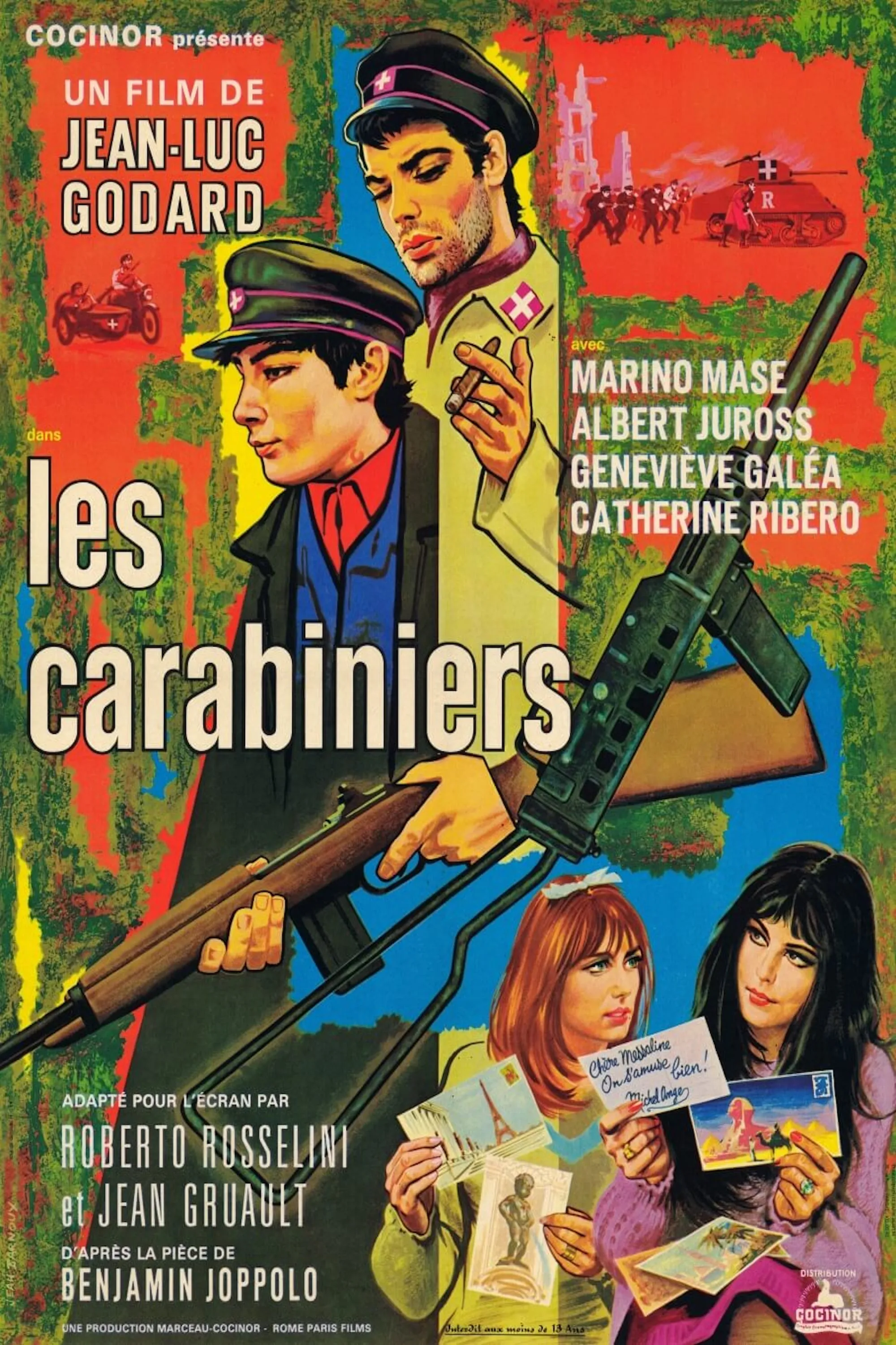 Les carabiniers poster