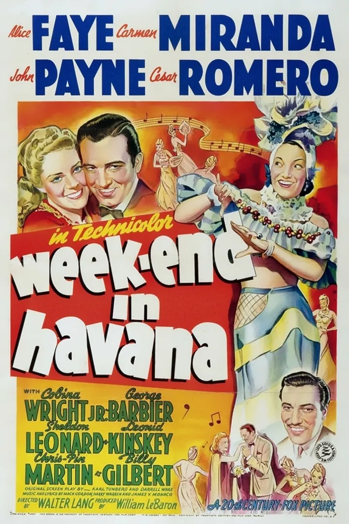 Week-end In Havana poster