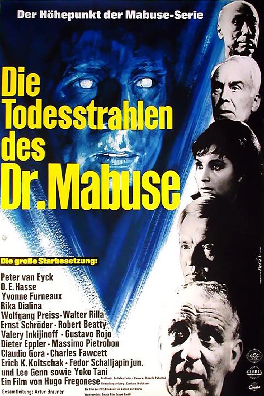 Die Todesstrahlen des Dr. Mabuse poster