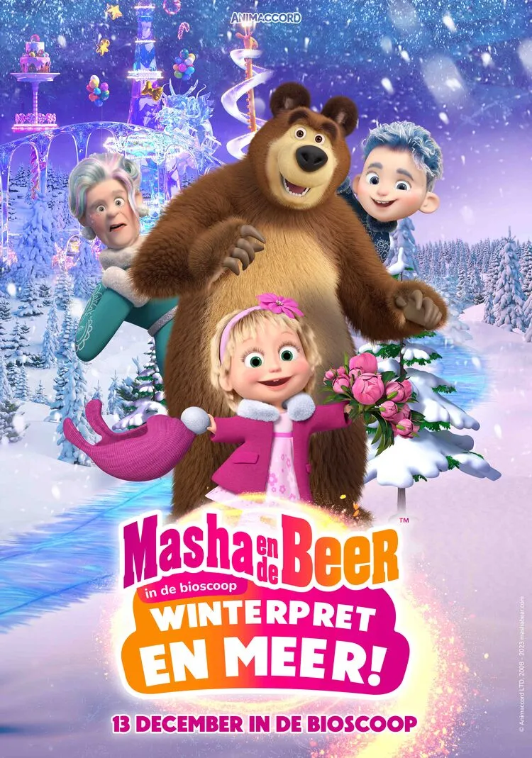 Masha en de Beer – Winterpret en meer! poster