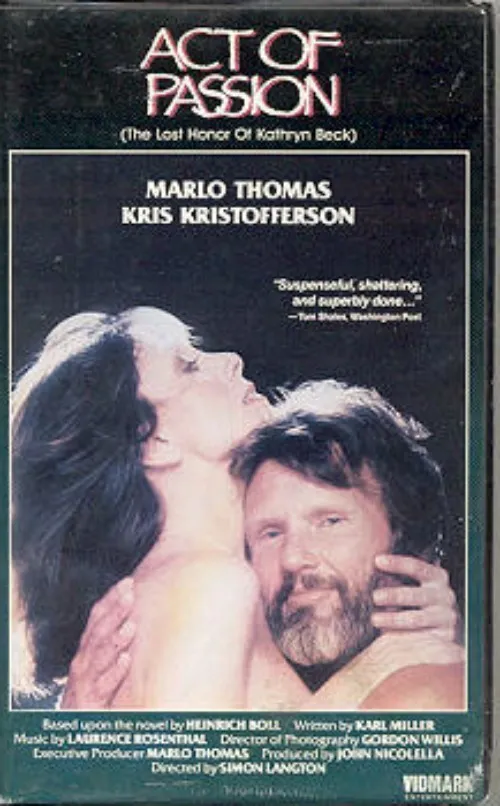 The Lost Honor of Kathryn Beck poster