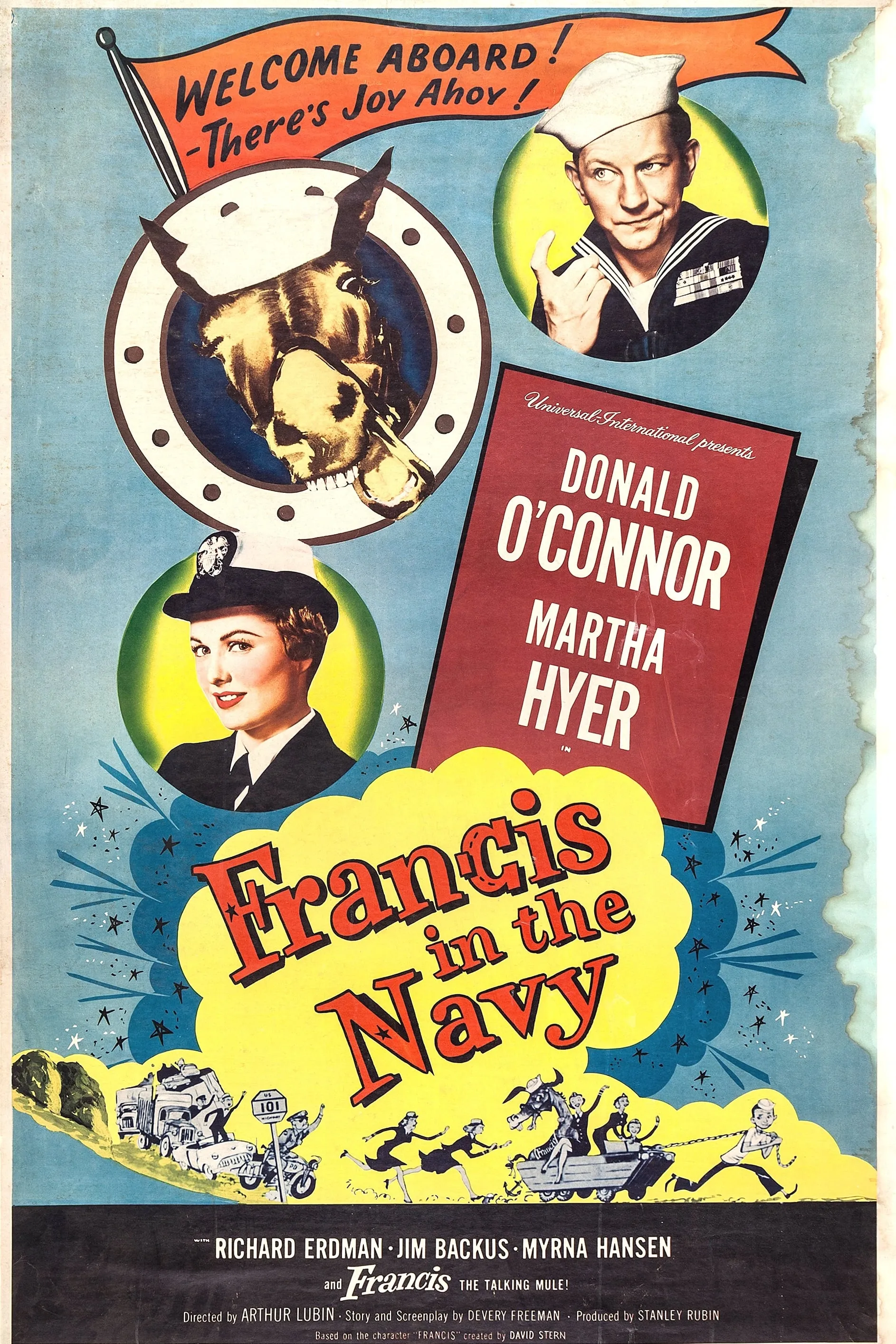 Francis in the Navy poster
