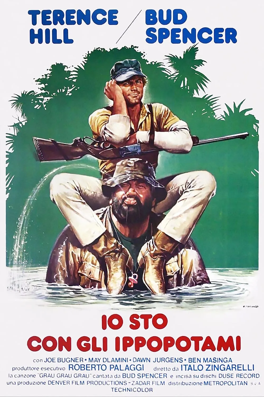 De vier Vuisten op Safari poster