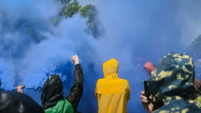 Protest op de snelweg