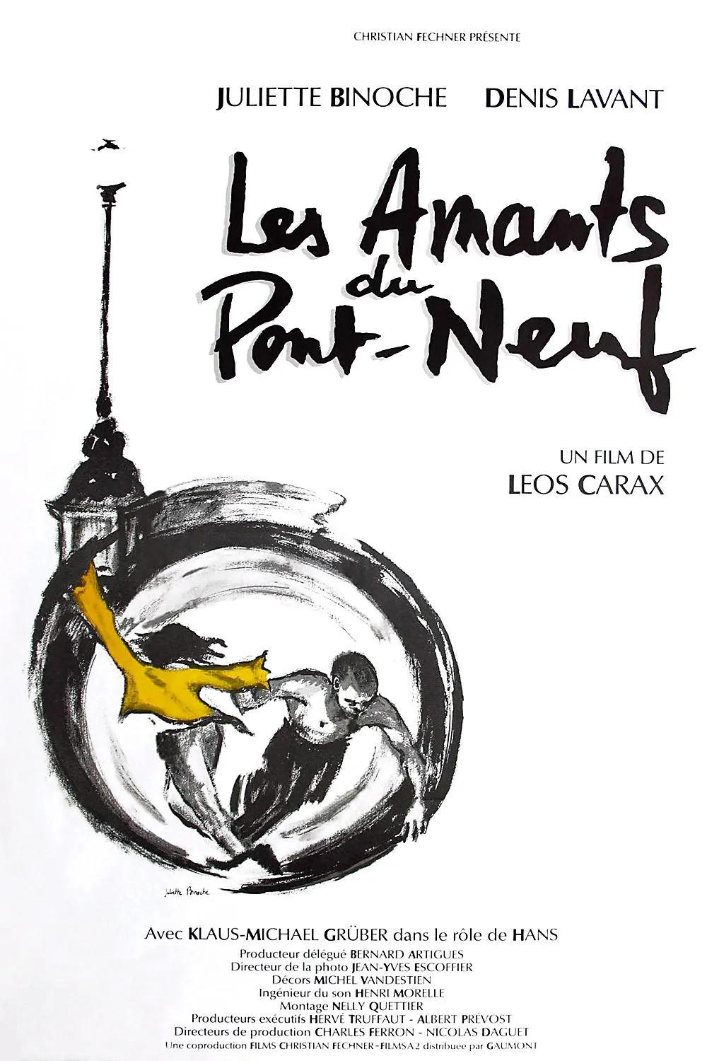 Les amants du Pont-Neuf poster