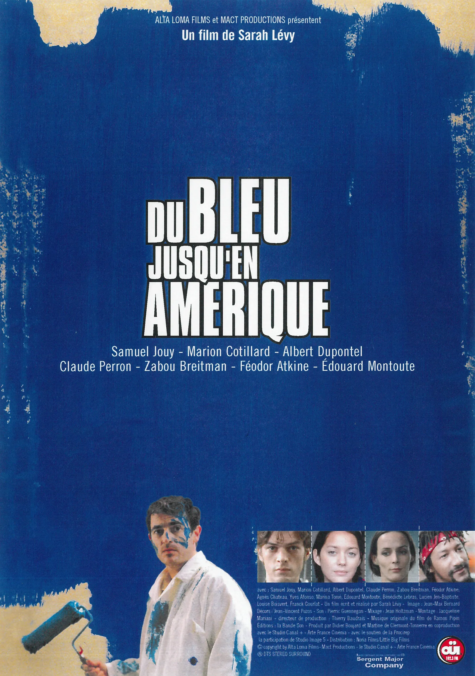 Du bleu jusqu'en Amérique poster