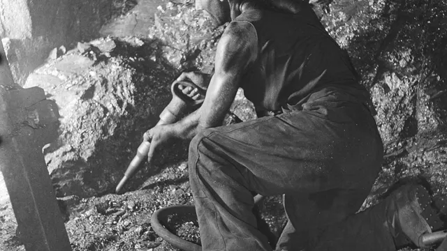 Kolenmijnen in Limburg 1945