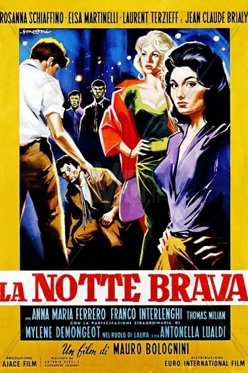 La notte brava poster