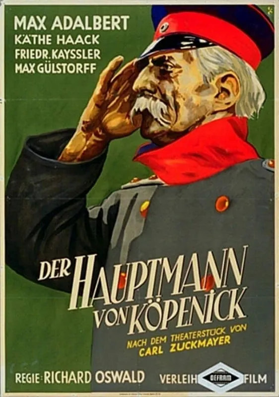Der Hauptmann von Köpenick poster