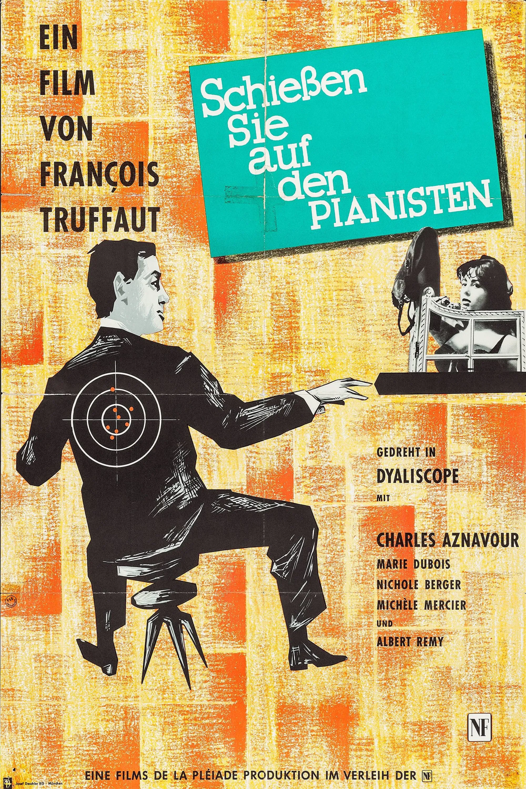 Tirez sur le pianiste poster