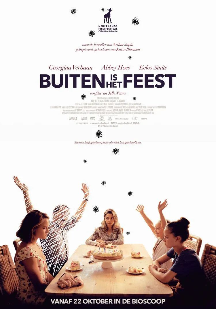 Buiten is het feest poster