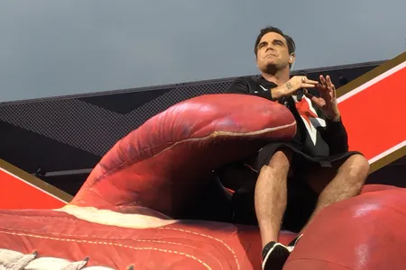 Robbie Williams in het Goffertpark Nijmegen 2017