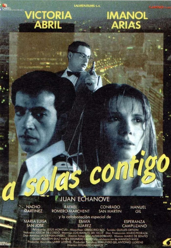 A solas contigo poster