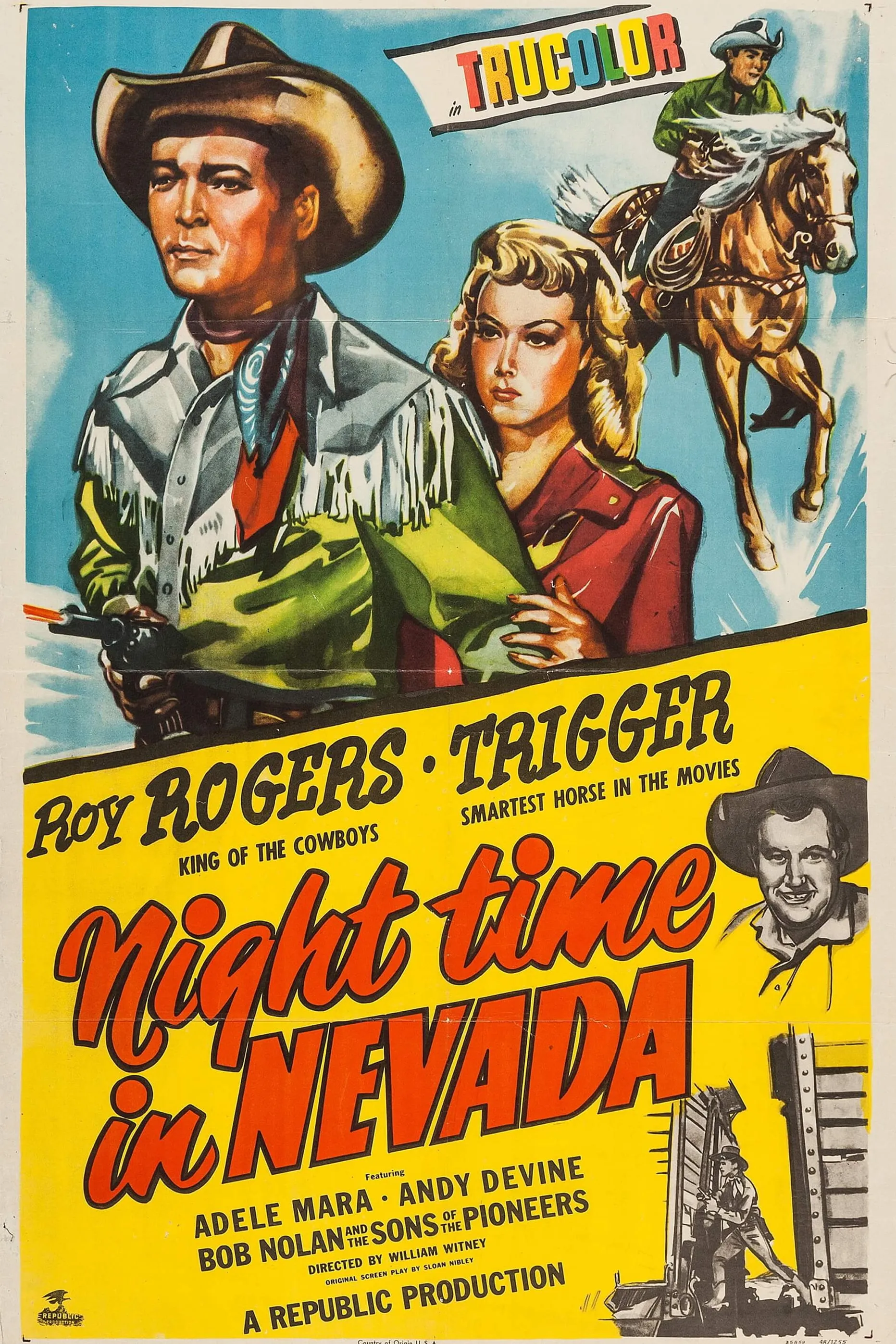 Night Time in Nevada poster