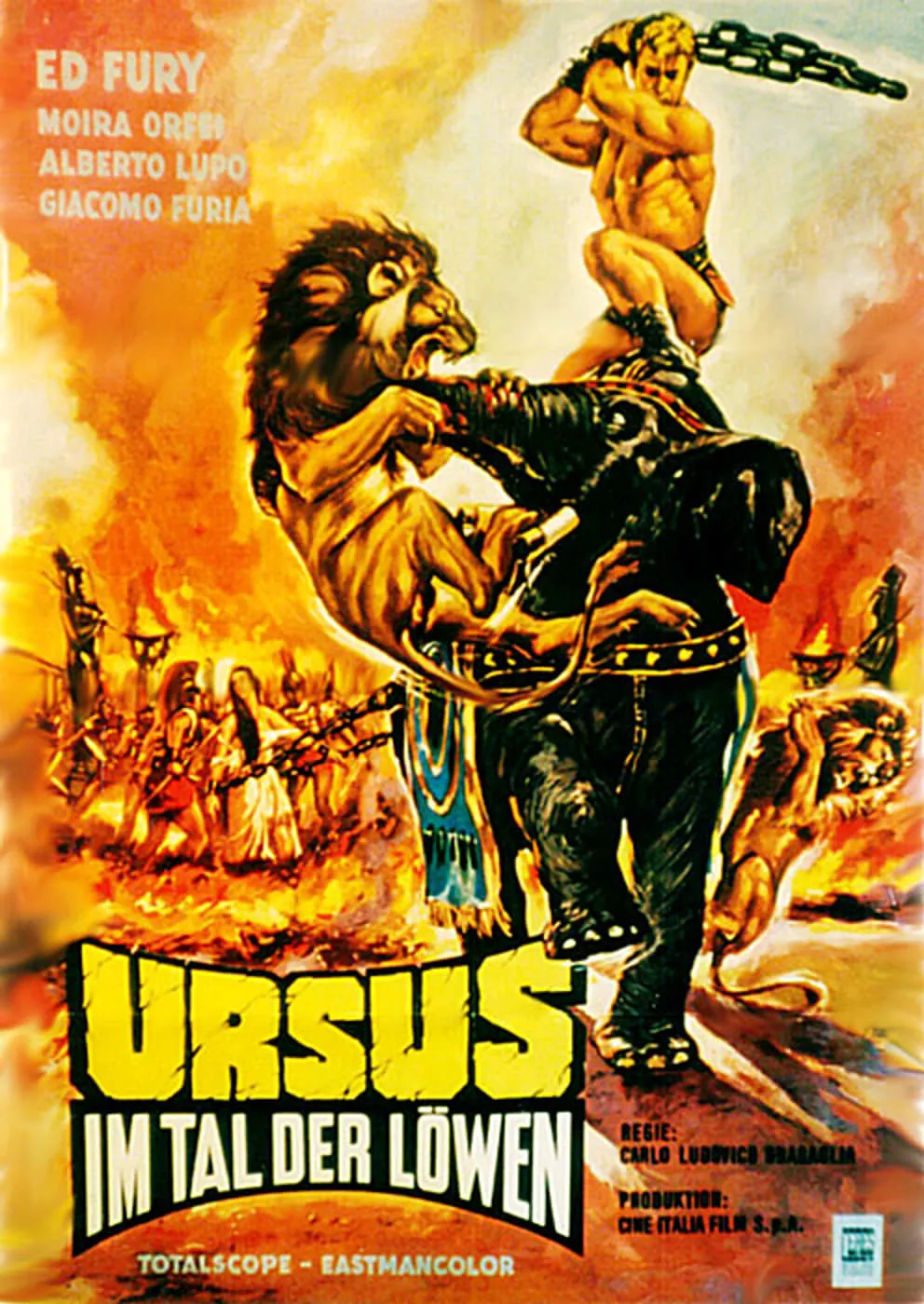 Ursus In The Valley Of The Lions poster