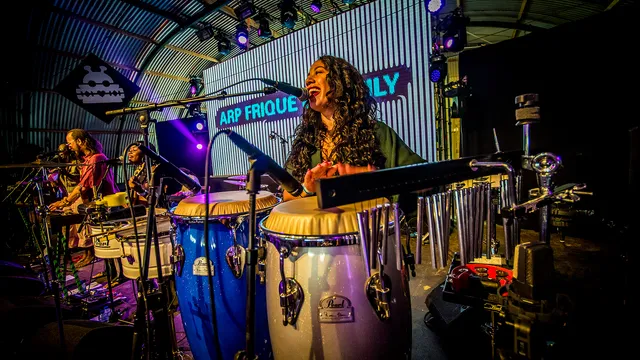 Arp Frique and Family in de X-Ray op Lowlands 2018