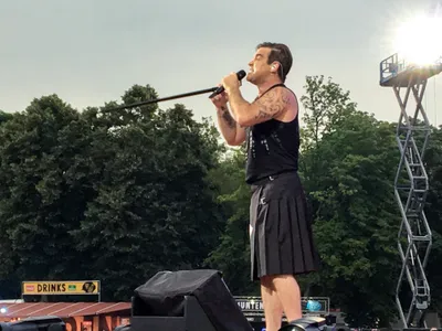 Robbie Williams in het Goffertpark Nijmegen 2017