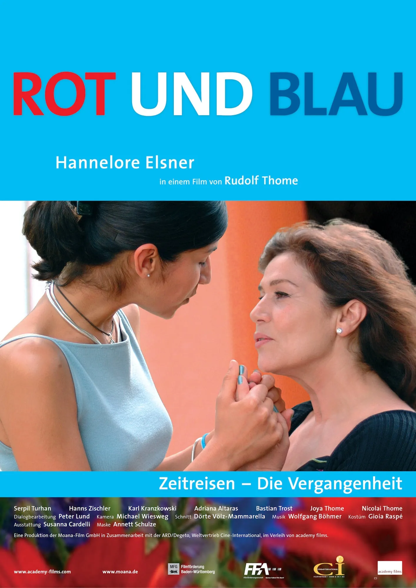 Rot und Blau poster