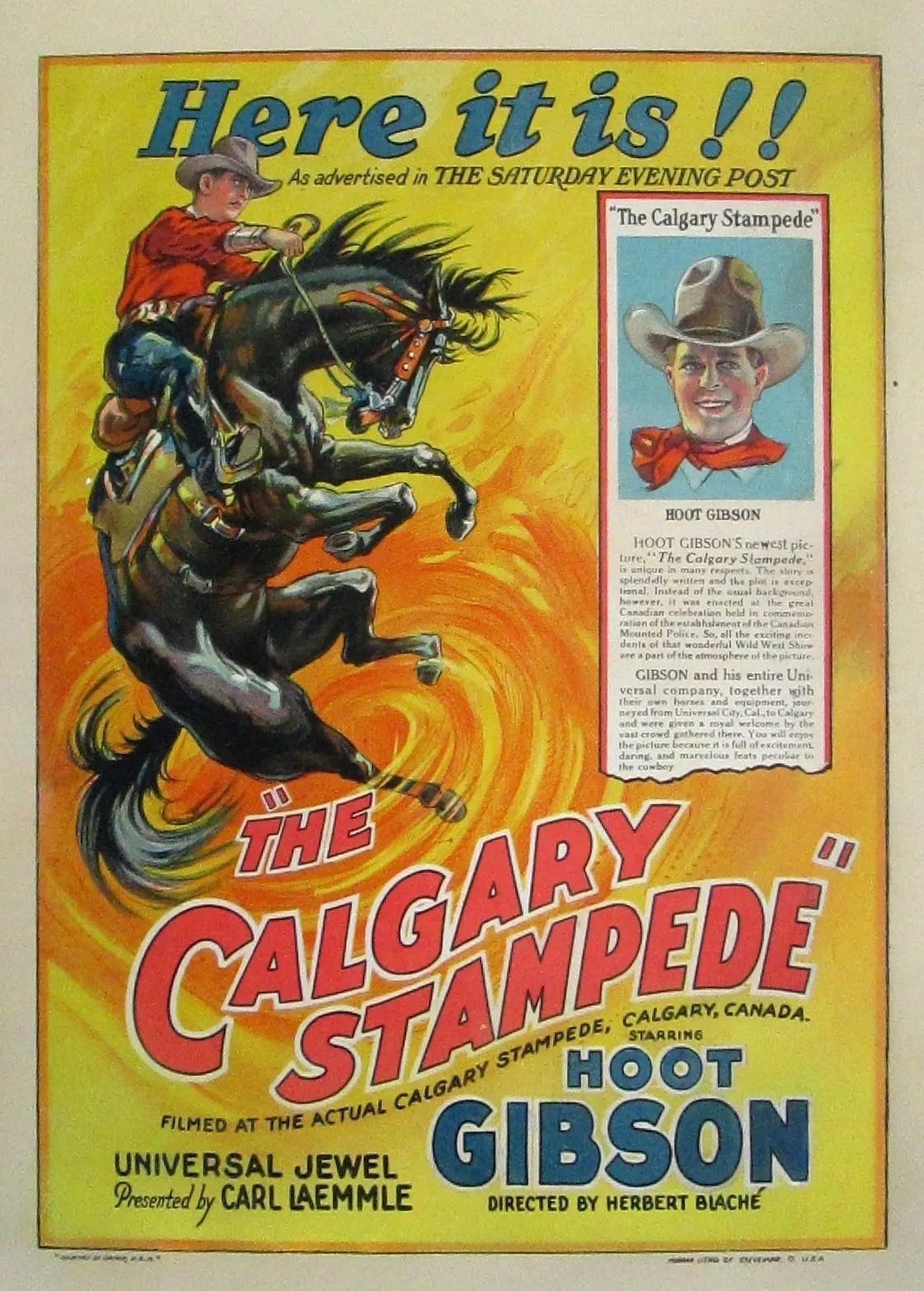 The Calgary Stampede poster