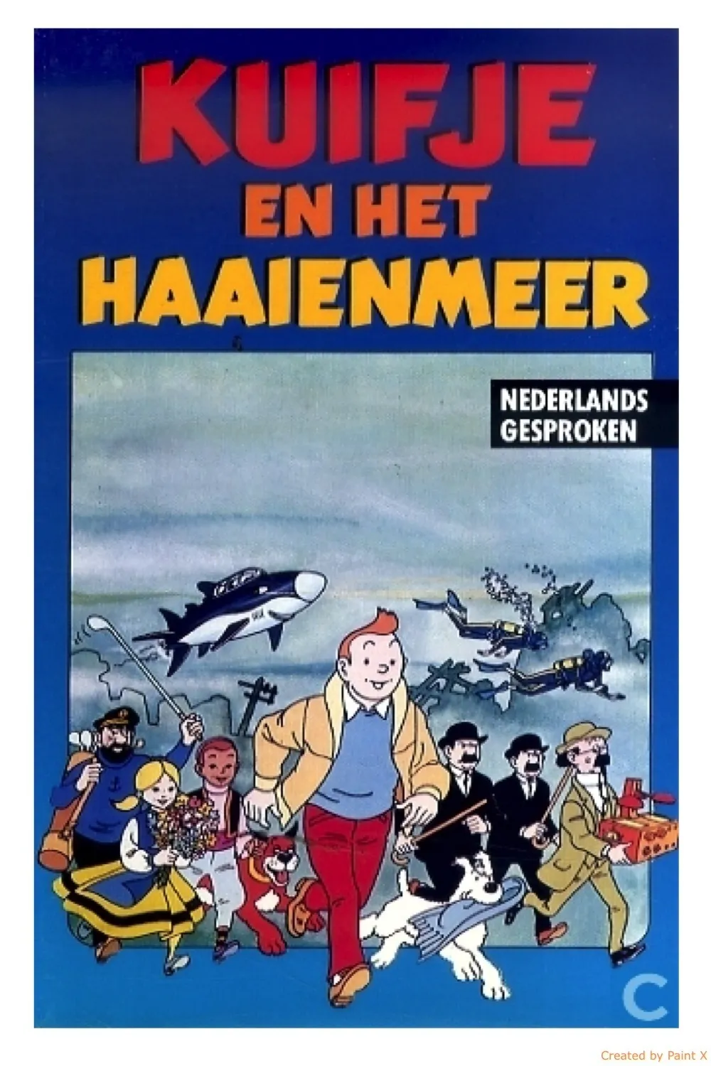 Tintin et le lac aux requins poster