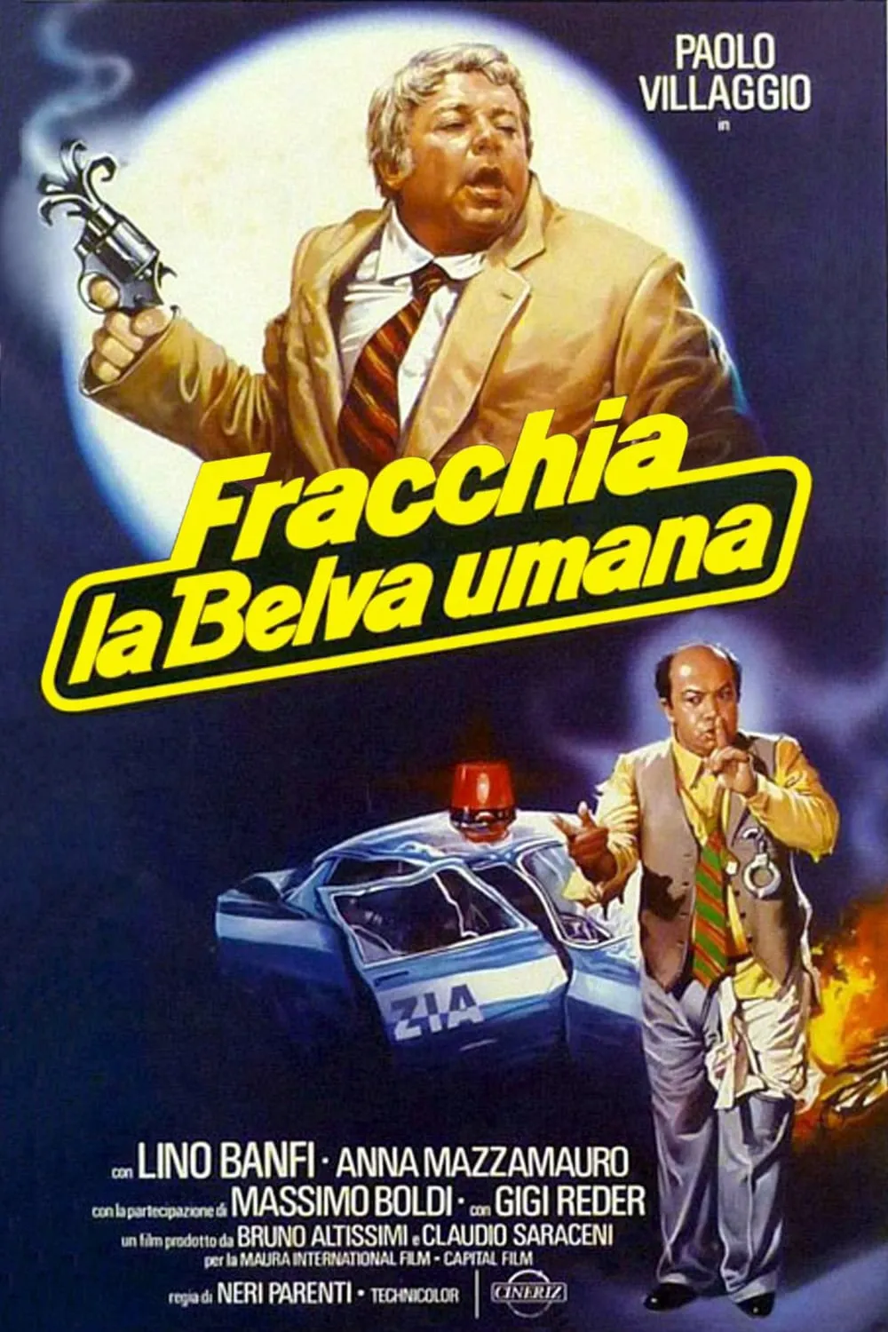 Fracchia la belva umana poster