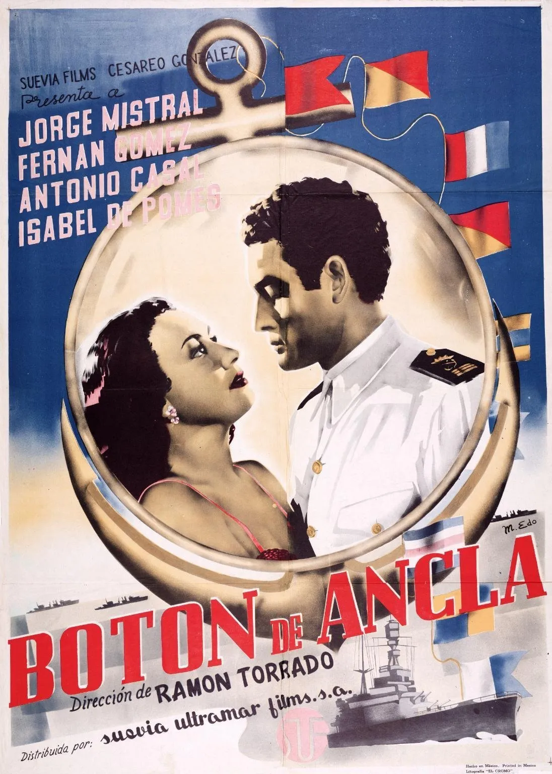 Botón de ancla poster
