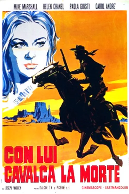 Con lui cavalca la morte poster