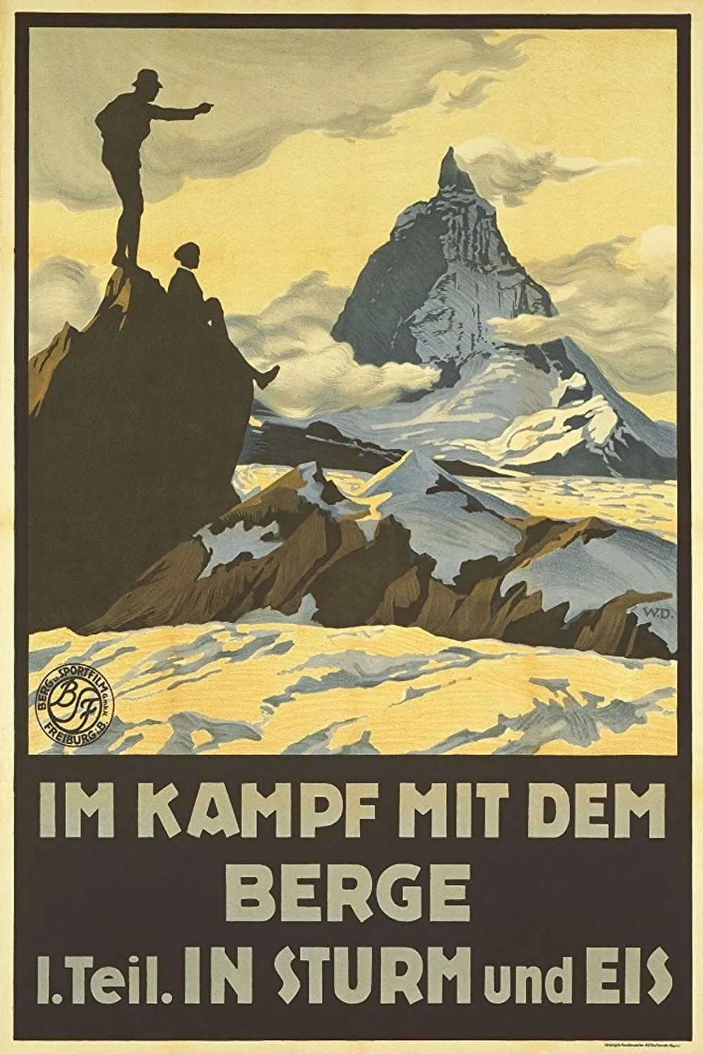 Im Kampf mit dem Berge poster