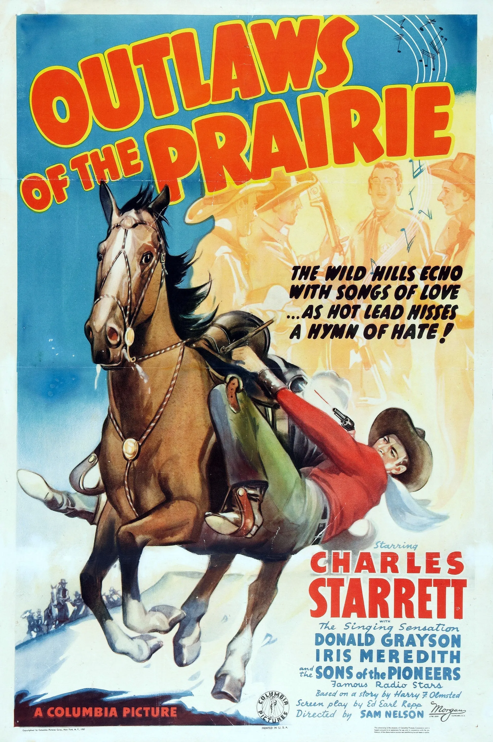 Outlaws of the Prairie poster