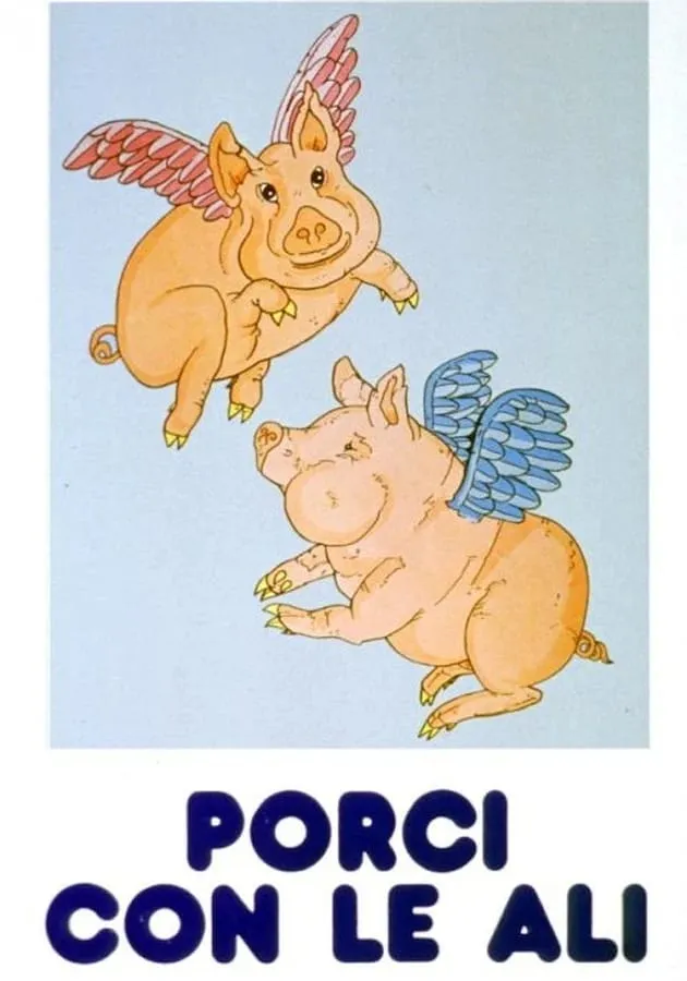 Porci con le ali poster