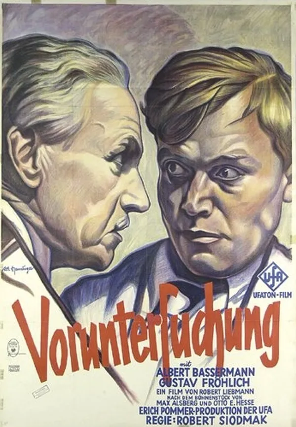 Voruntersuchung poster