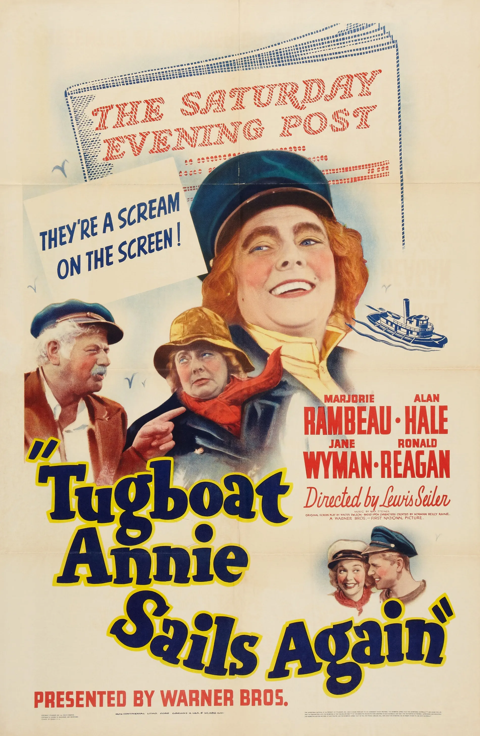 Tugboat Annie Sails Again poster