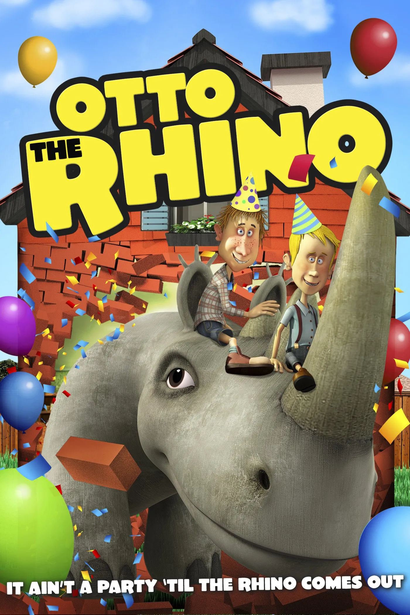 Otto is een neushoorn poster