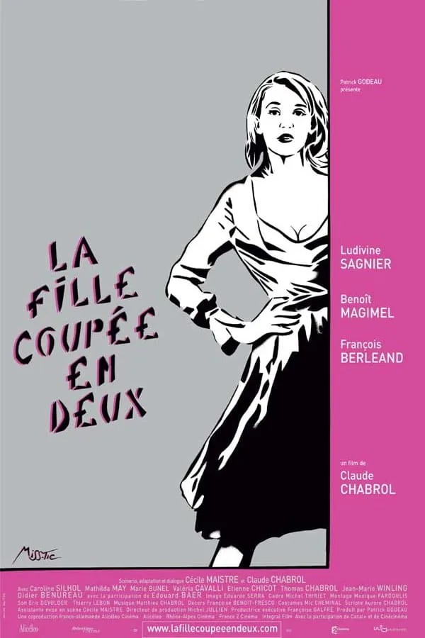 La fille coupée en deux poster