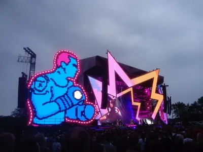 Robbie Williams in het Goffertpark Nijmegen 2017