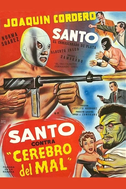 Santo contra Cerebro del Mal poster