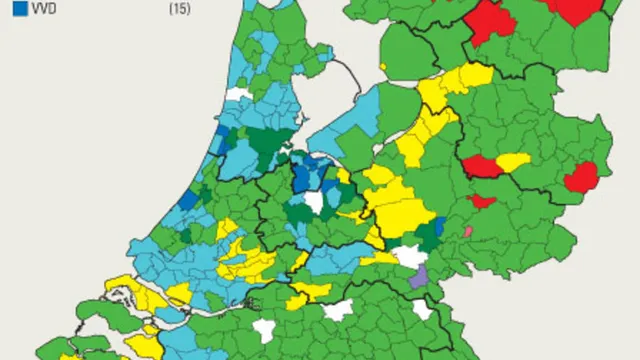 D66 als winnaar in Amsterdam versus PVV in Rotterdam