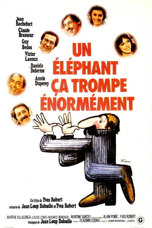 Un éléphant ça trompe énormément poster