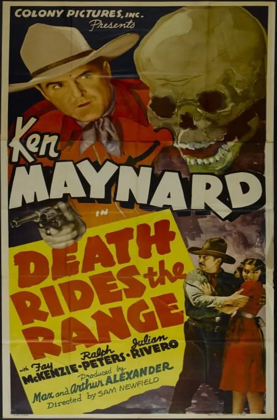 Death Rides the Range poster