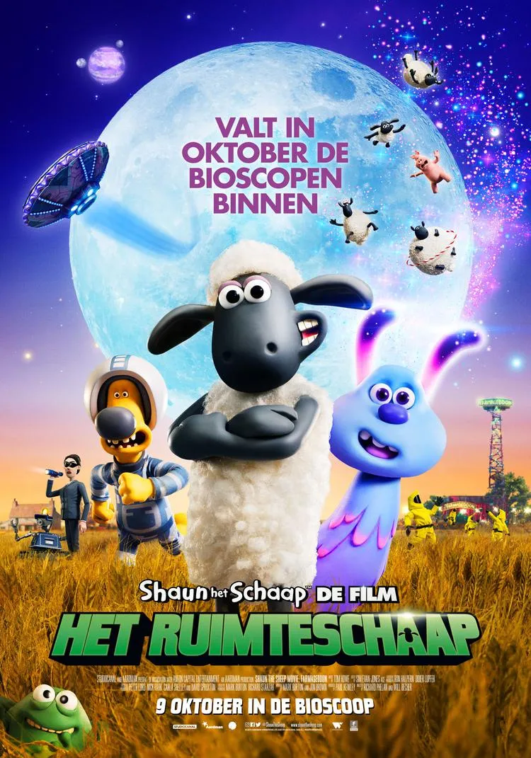 Shaun het schaap: het ruimteschaap poster