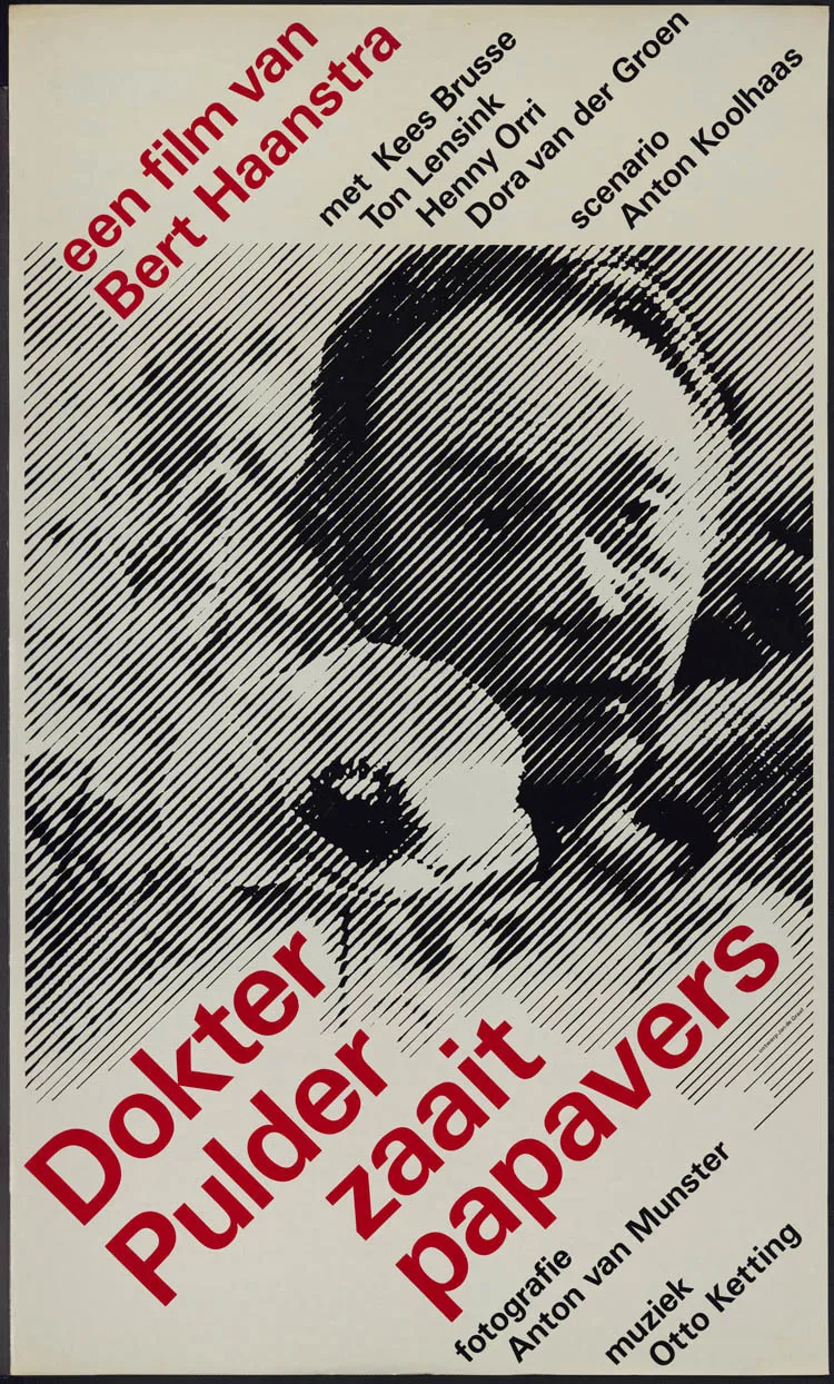 Dokter Pulder zaait papavers poster