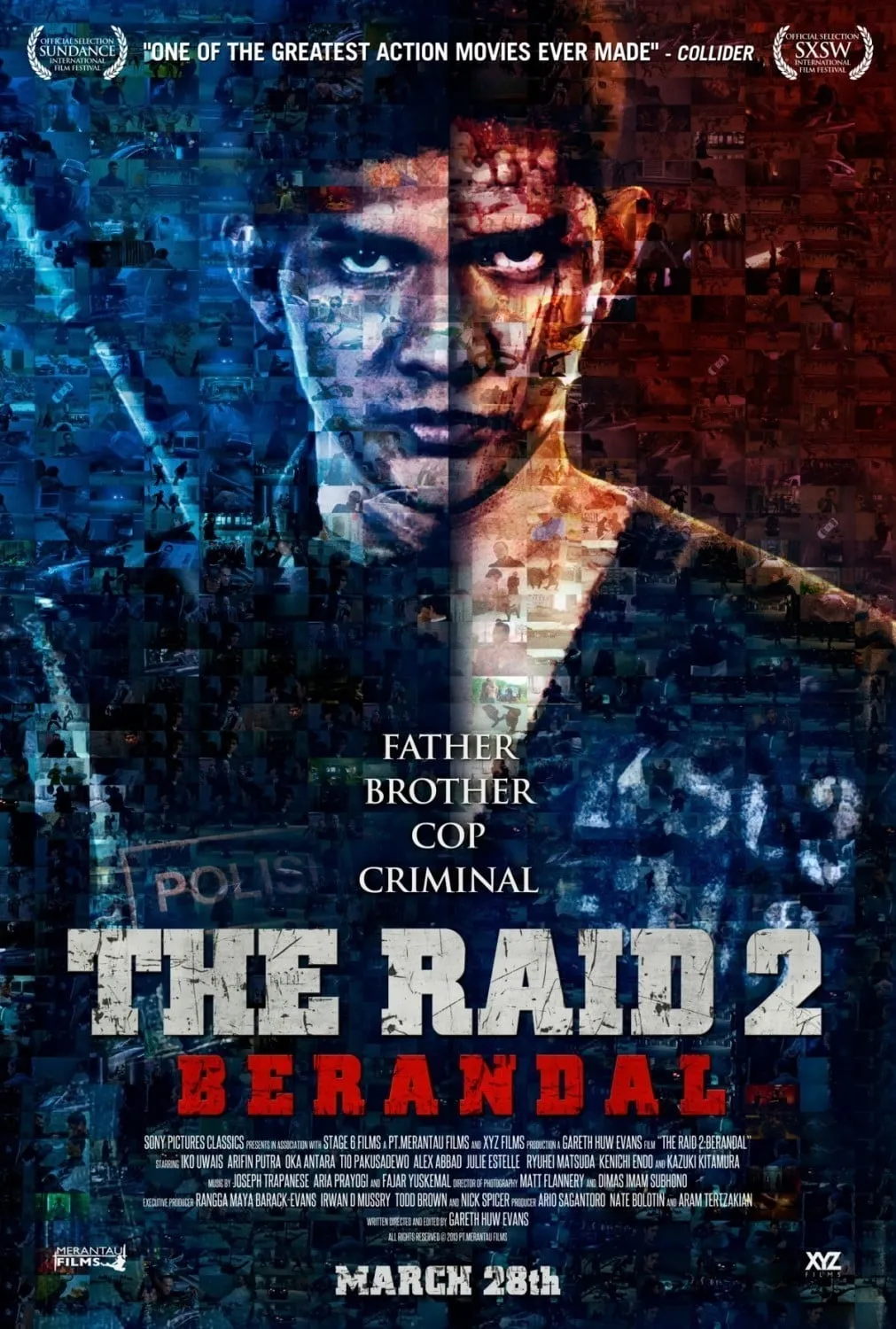 The Raid 2: Berandal poster