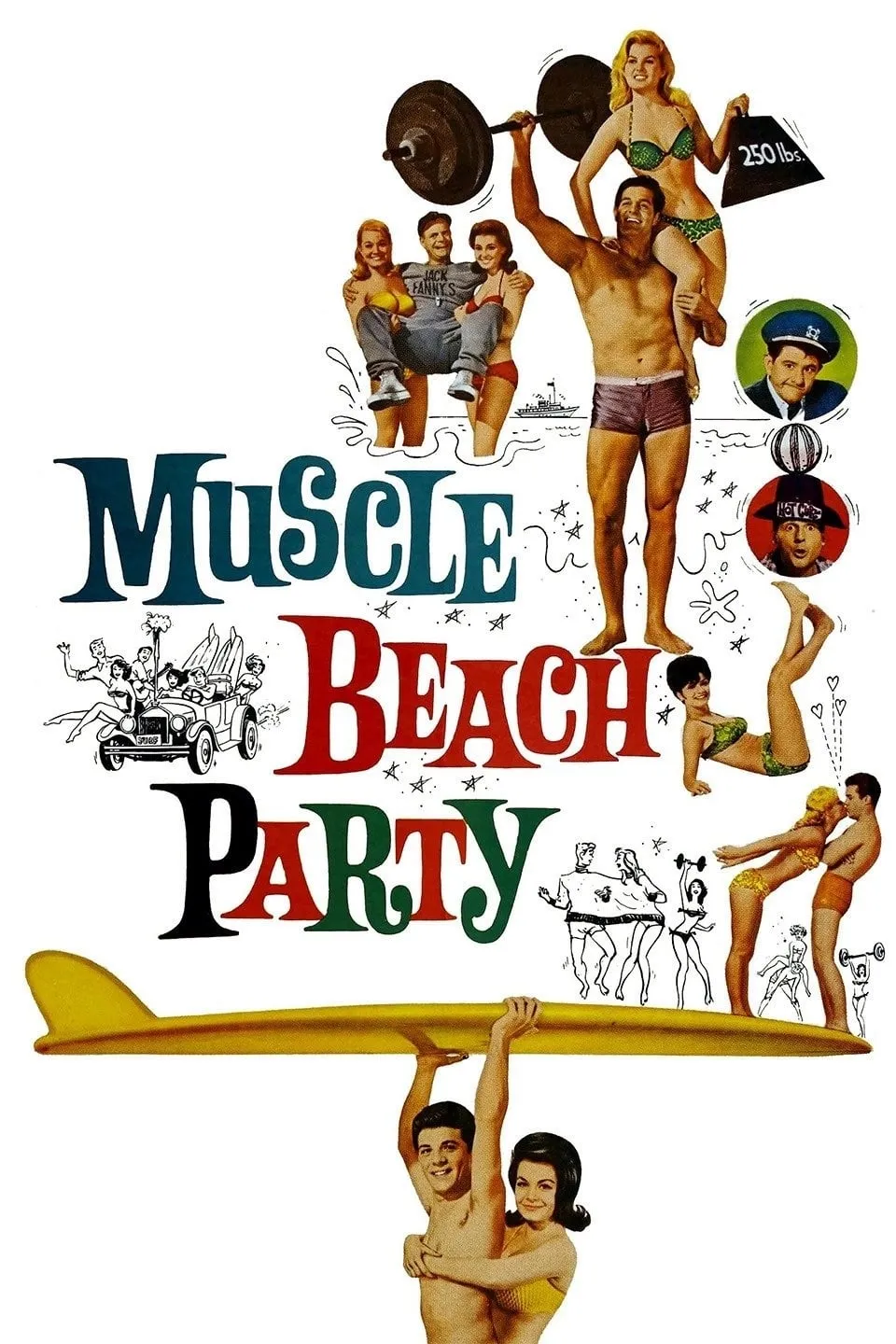 Muscle Beach Party poster