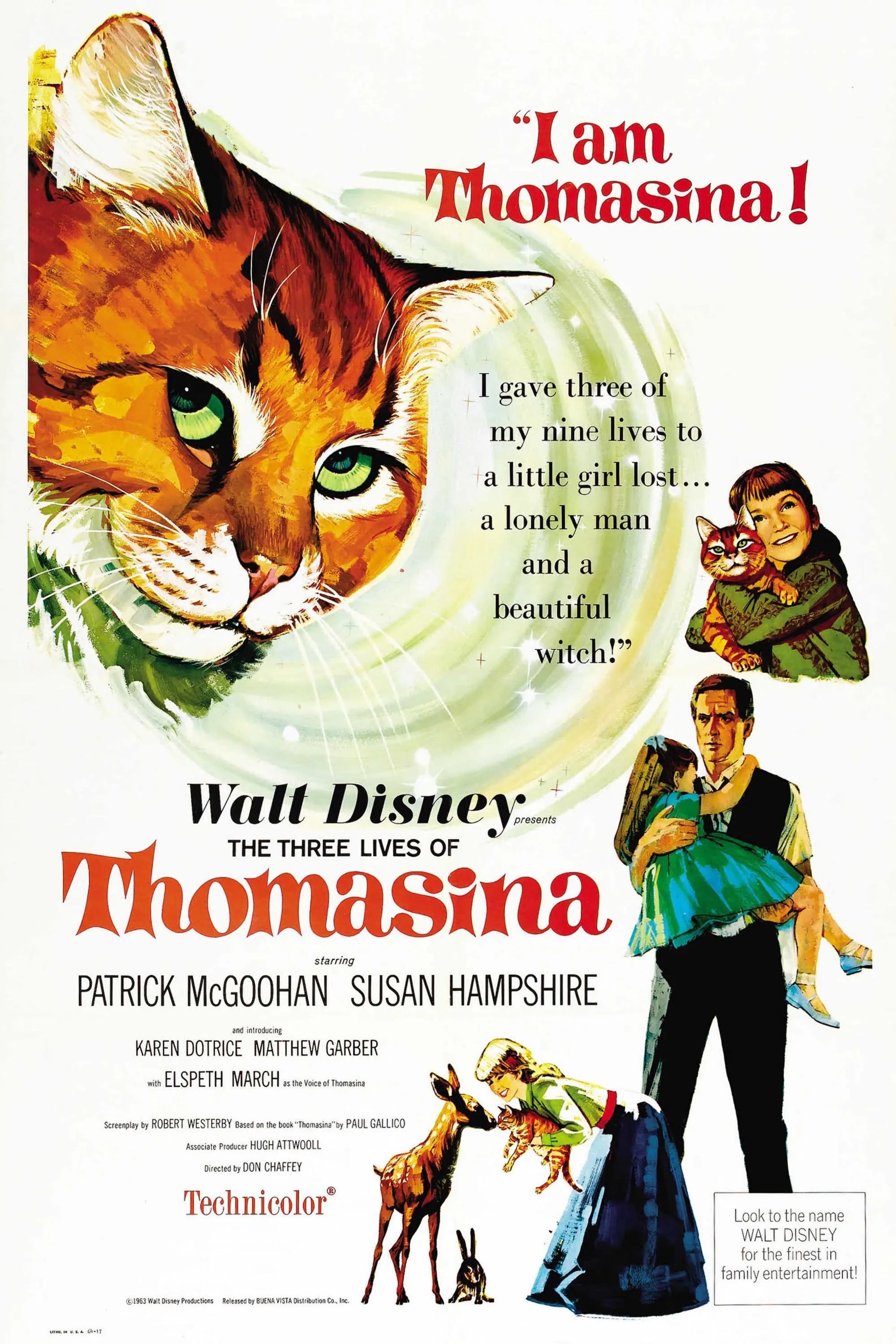 The Three Lives of Thomasina poster